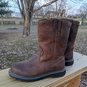 Women's 10" Brown Leather Boots